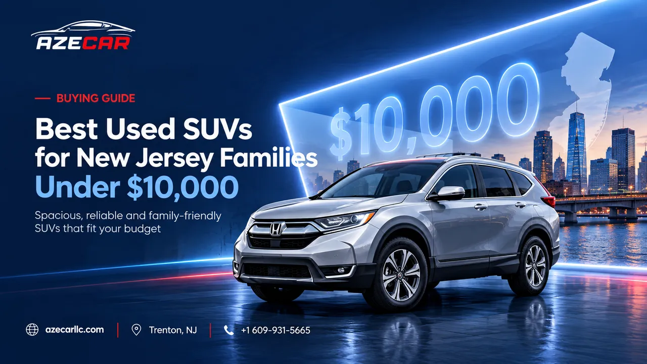 Best Used SUVs for New Jersey Families Under $10,000