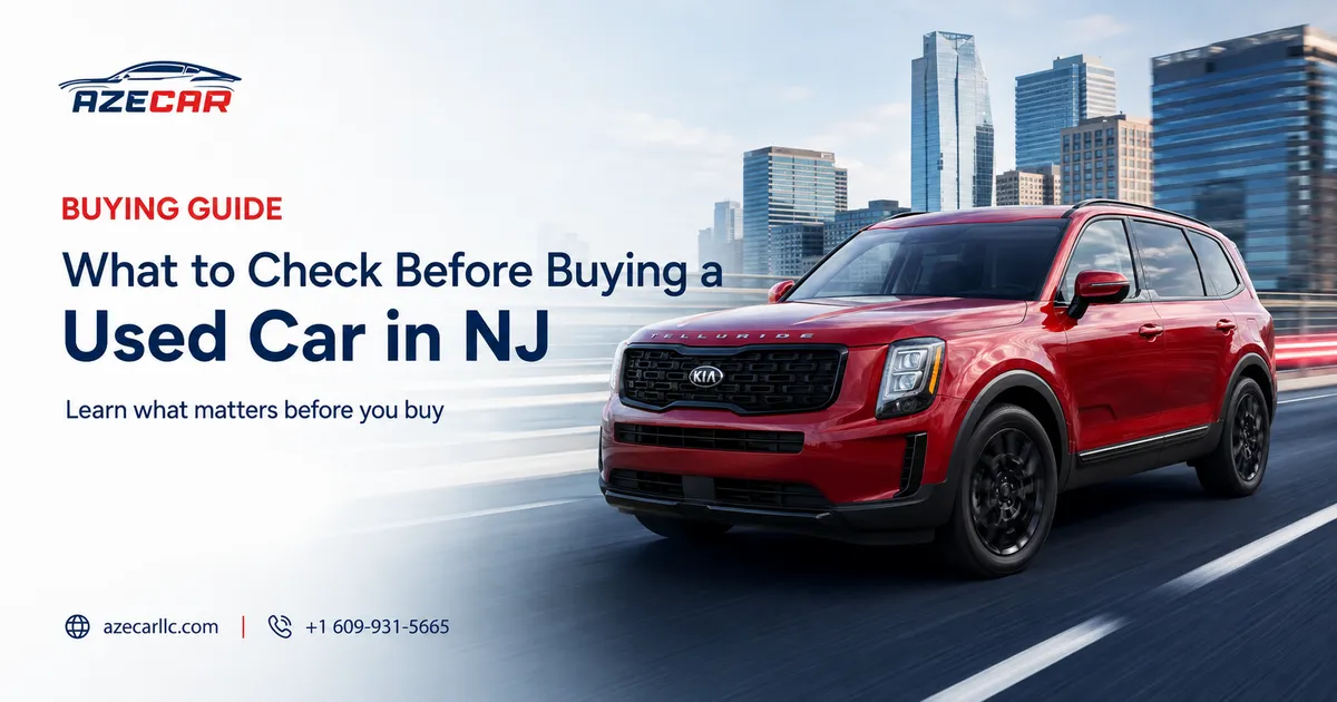 What to Check Before Buying a Used Car in New Jersey